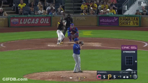 Baseball Game With Kimbrel Pitcher GIF