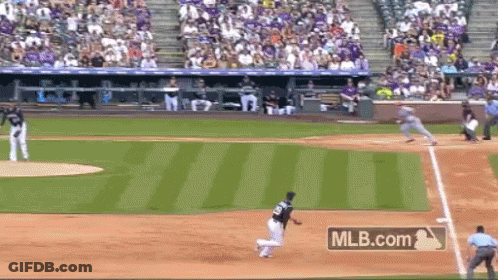 Baseball Game With MLB.com Logo GIF