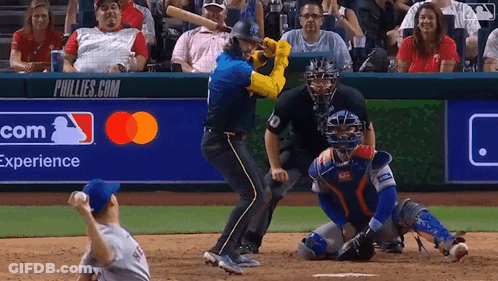 Baseball Game With Phillies.com Ad GIF