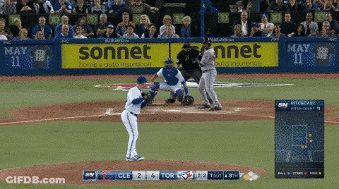 Baseball Game With Sonnet Ads GIF