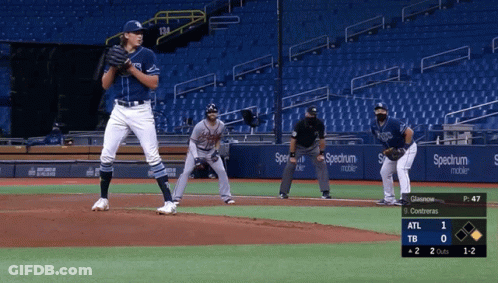 Baseball Game With Spectrum Mobile Ads GIF