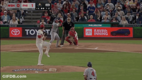 Baseball Game With Toyota And Rav4th Inning Ads GIF