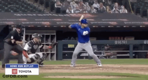 Baseball Game With Toyota Logo GIF