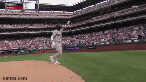 Baseball Game Yankees Vs Cubs GIF
