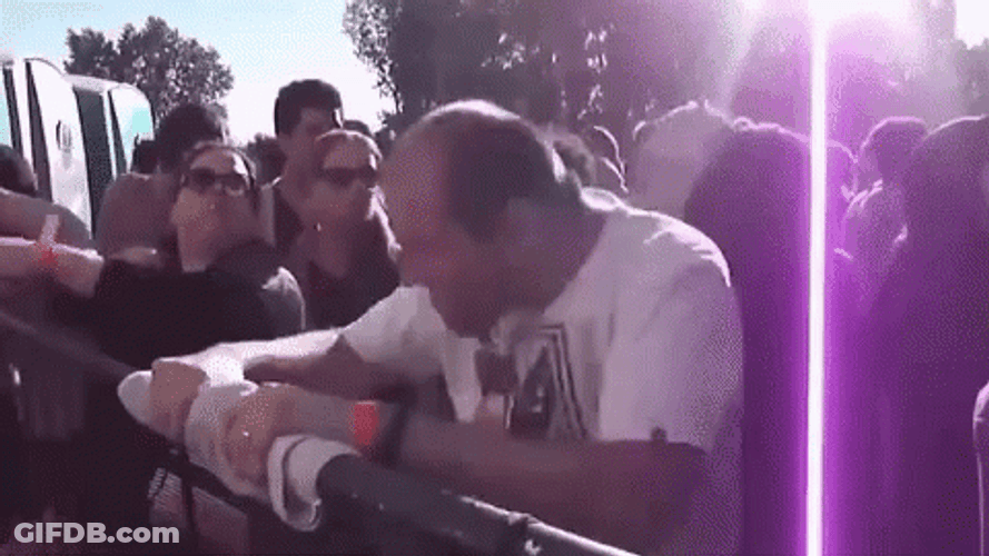 Baseball Guy Rave Party Dance GIF