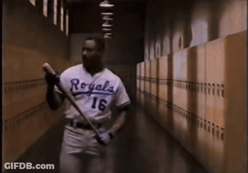 Baseball Player 22 Swinging Bat GIF