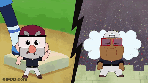 Baseball Player And Older Man GIF