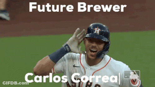 Baseball Player Carlos Correa GIF