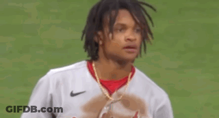 Baseball Player Catching Ball GIF