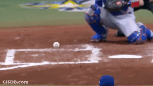 Baseball Player Catching Ball GIF