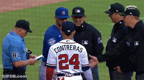 Baseball Player Contreras GIF
