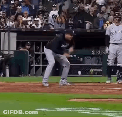 Baseball Player Dancing On Field GIF