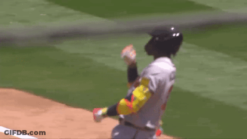 Baseball Player Drinking From Bottle GIF