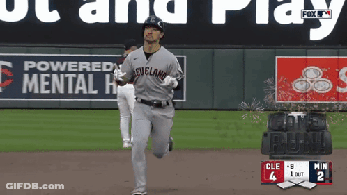 Baseball Player England Jersey Running On Field GIF