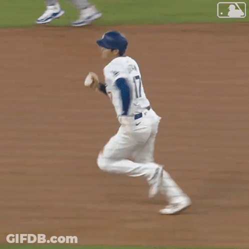 Baseball Player Feet On Field GIF