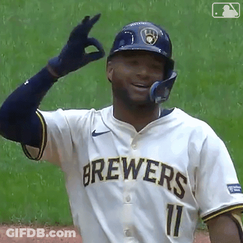 Baseball Player Giving OK Sign GIF