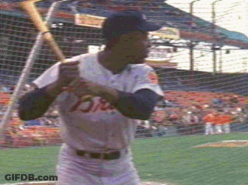 Baseball Player Holding Bat Tigers GIF