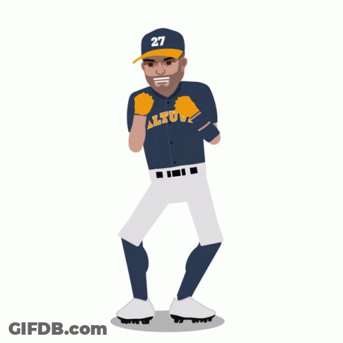 Baseball Player In Altova Jersey GIF
