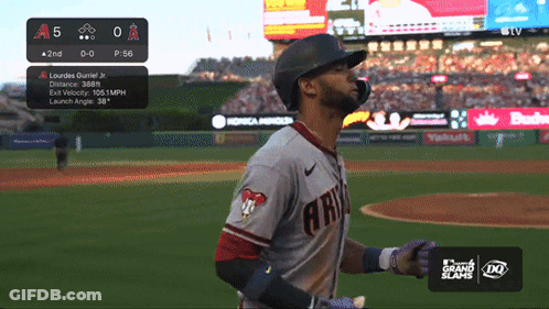 Baseball Player In Arizona Uniform GIF