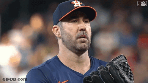 Baseball Player In Astros Hat And Glove GIF