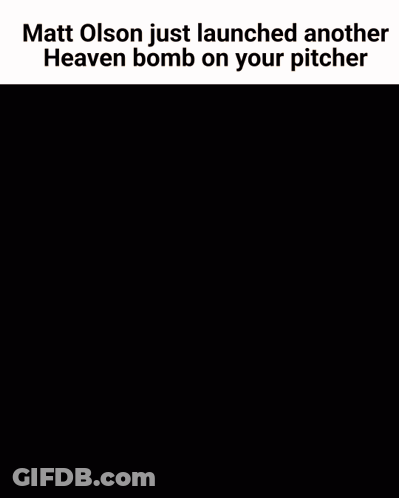 Baseball Player In Atlanta Uniform Holding Bat GIF