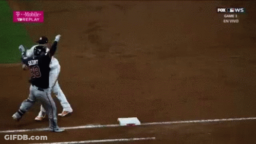 Baseball Player In Black Jersey Number 26 GIF