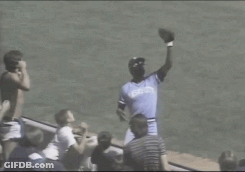 Baseball Player In Blue Georgia Jersey GIF