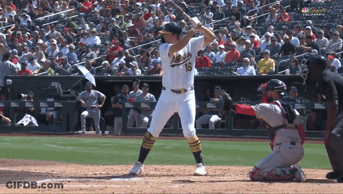 Baseball Player In Blue Jersey Number 2 GIF