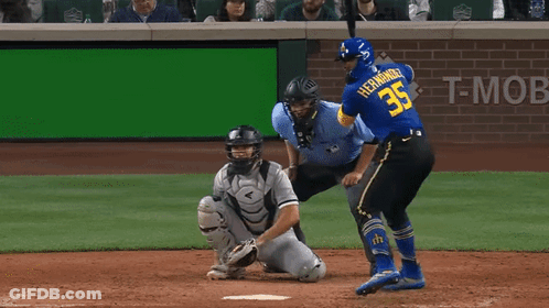 Baseball Player In Blue Seattle Jersey Running GIF