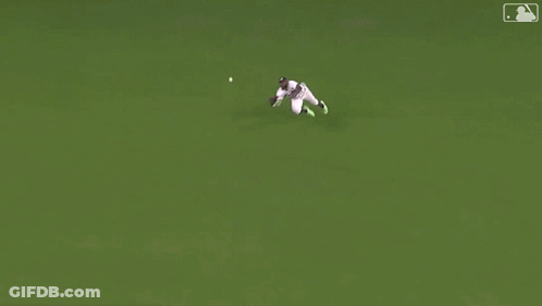 Baseball Player In Braves Jersey GIF