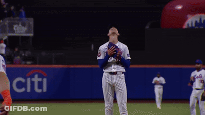 Baseball Player In Front Of Citi Bank GIF