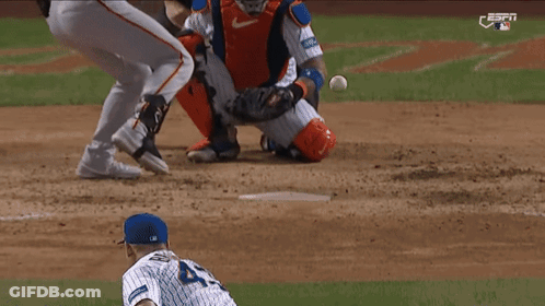 Baseball Player In Front Of Scoreboard Saying Cin GIF