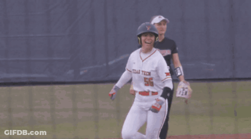 Baseball Player In Front Of Sign Saying Onemary GIF