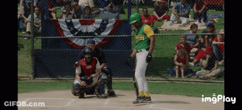 Baseball Player In Green And Yellow Jersey Number 33 GIF