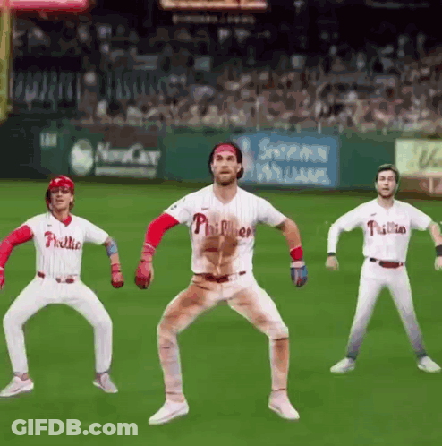Baseball Player In Helmet And Angel Jersey GIF