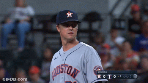 Baseball Player In Houston Jersey GIF