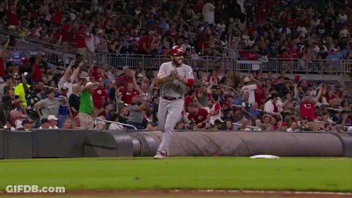 Baseball Player In Jersey Saying A GIF
