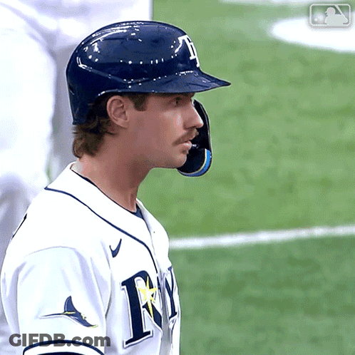 Baseball Player In Jersey With Letter R GIF