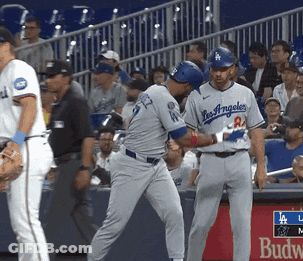 Baseball Player In Los Angeles Jersey GIF