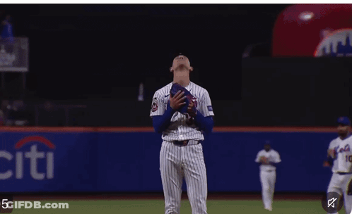 Baseball Player In Mets Uniform GIF