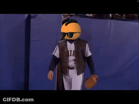 Baseball Player In Miami Vest Sunglasses GIF