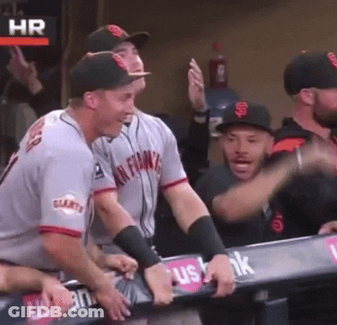 Baseball Player In Nike Jersey Sitting GIF