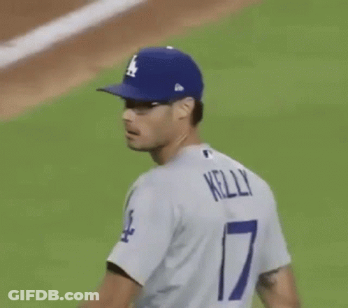 Baseball Player In Number 17 Jersey GIF