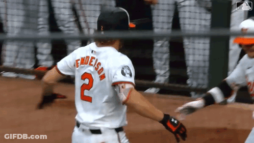 Baseball Player In Number 2 Jersey GIF