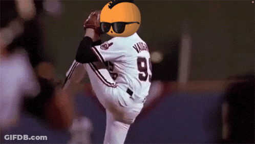 Baseball Player In Number 9 Jersey GIF