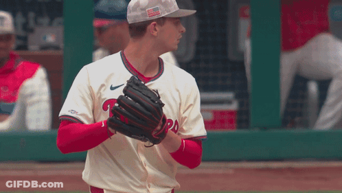 Baseball Player In PA Jersey GIF