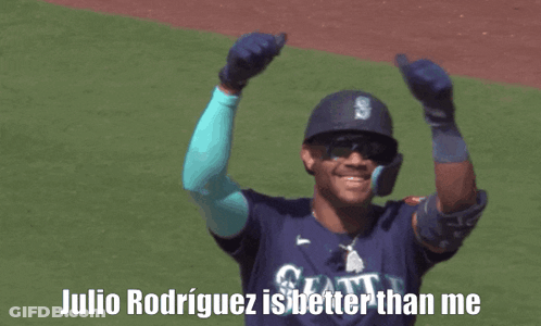 Baseball Player In Seattle Jersey Giving Thumbs Up GIF