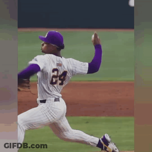 Baseball Player In Tigers Uniform GIF