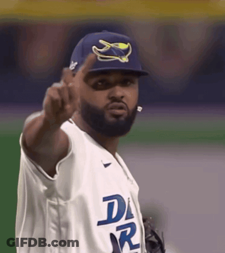 Baseball Player In White Jersey Saying Dr GIF