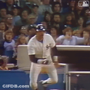 Baseball Player In White Jersey With Letter S GIF